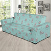 Bunny Pattern Print Design 02 Sofa Slipcover