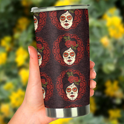 Day of the Dead Mexican Girl Tumbler