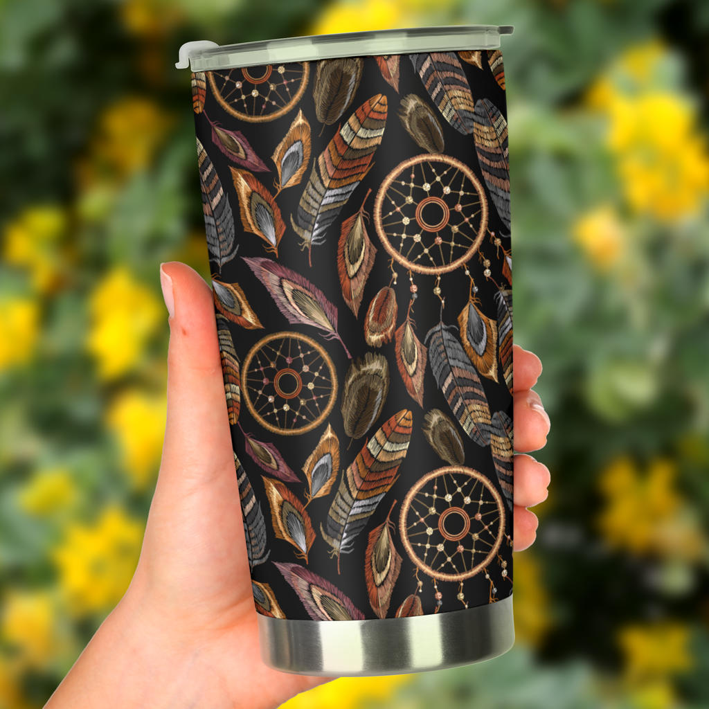 Dream catcher embroidered style Tumbler