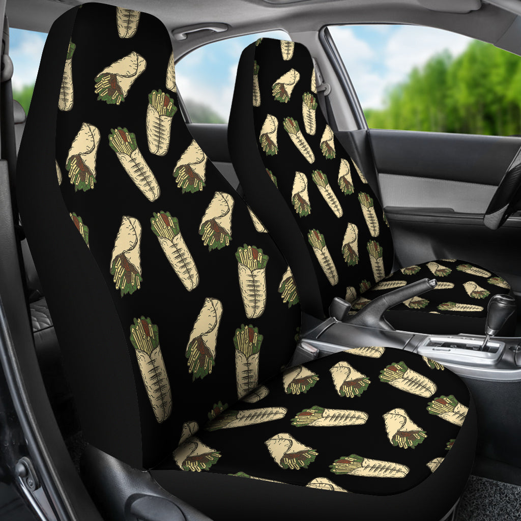 Burrito Print Design LKS303 Car Seat Covers