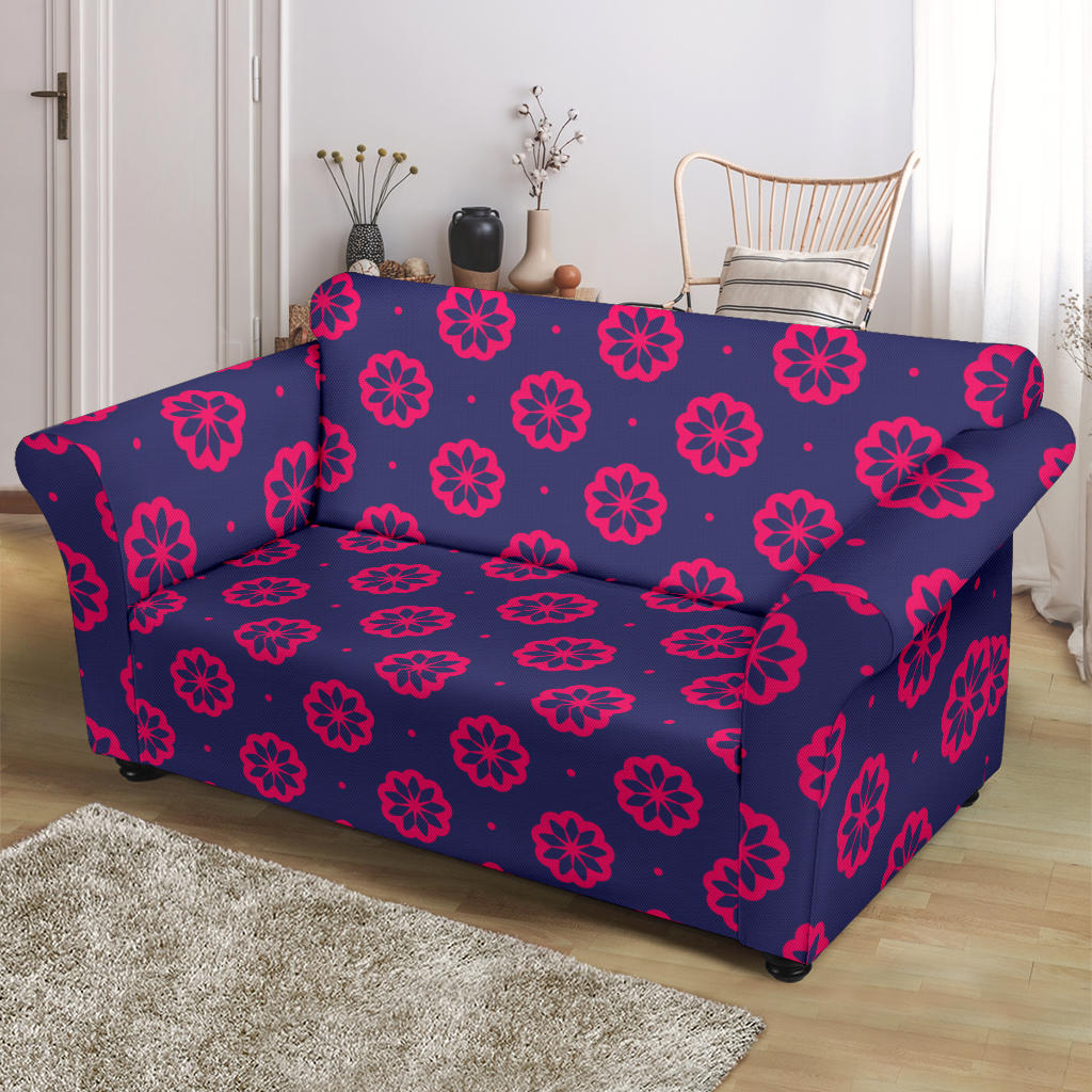 Water Lily Print Design LKS301 Loveseat Couch Slipcover