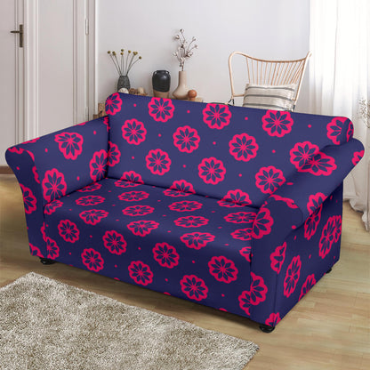 Water Lily Print Design LKS301 Loveseat Couch Slipcover