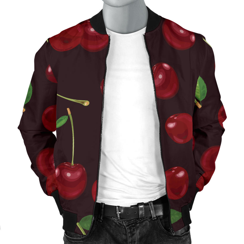 Cherry Fresh Pattern Men Bomber Jacket