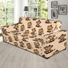 Monkey Pattern Print Design 03 Sofa Slipcover