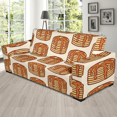 Pancake Pattern Print Design A02 Sofa Slipcover