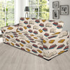 Book Pattern Print Design 04 Sofa Slipcover