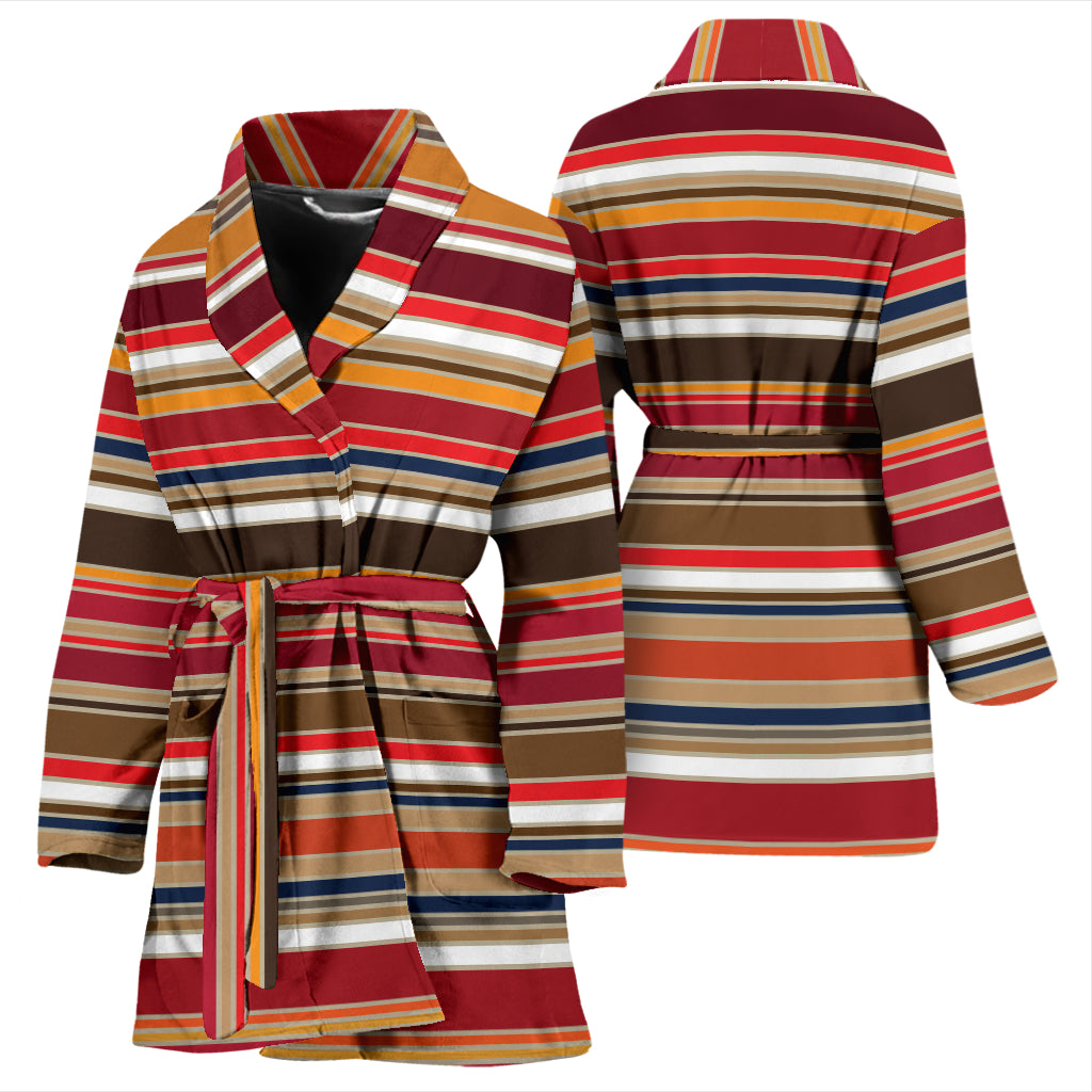 Serape Print Design LKS301 Women Bathrobe