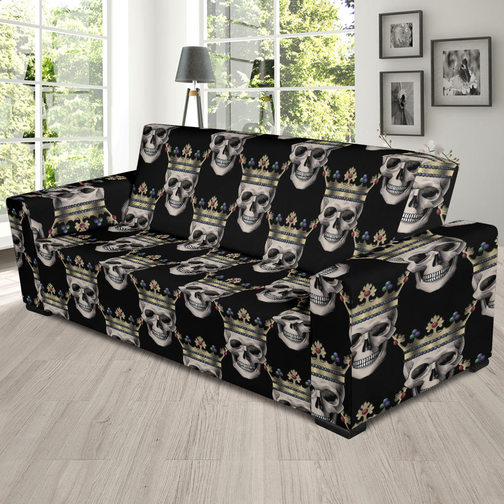Skull King Print Design LKS3010 Sofa Slipcover