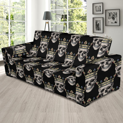 Skull King Print Design LKS3010 Sofa Slipcover