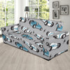 Racing Vintage Pattern Print Design A02 Sofa Slipcover