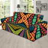 Kaleidoscope Pattern Print Design 05 Sofa Slipcover