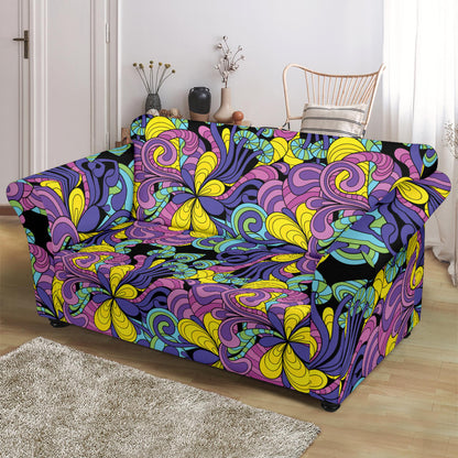 Trippy Print Design LKS305 Loveseat Couch Slipcover