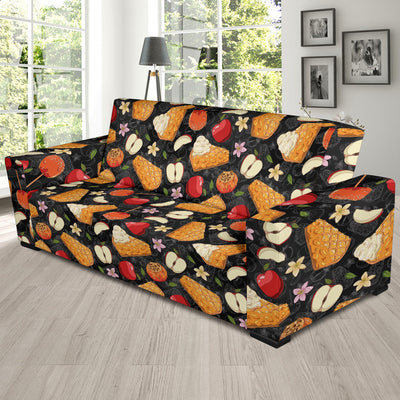 Apple Pie Pattern Print Design 01 Sofa Slipcover