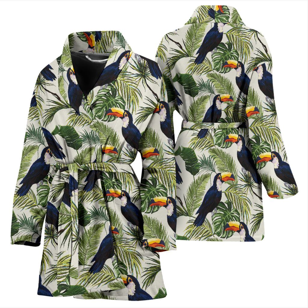 Toucan Print Design LKS308 Women Bathrobe