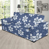 Jean Flower Pattern Print Design 03 Sofa Slipcover