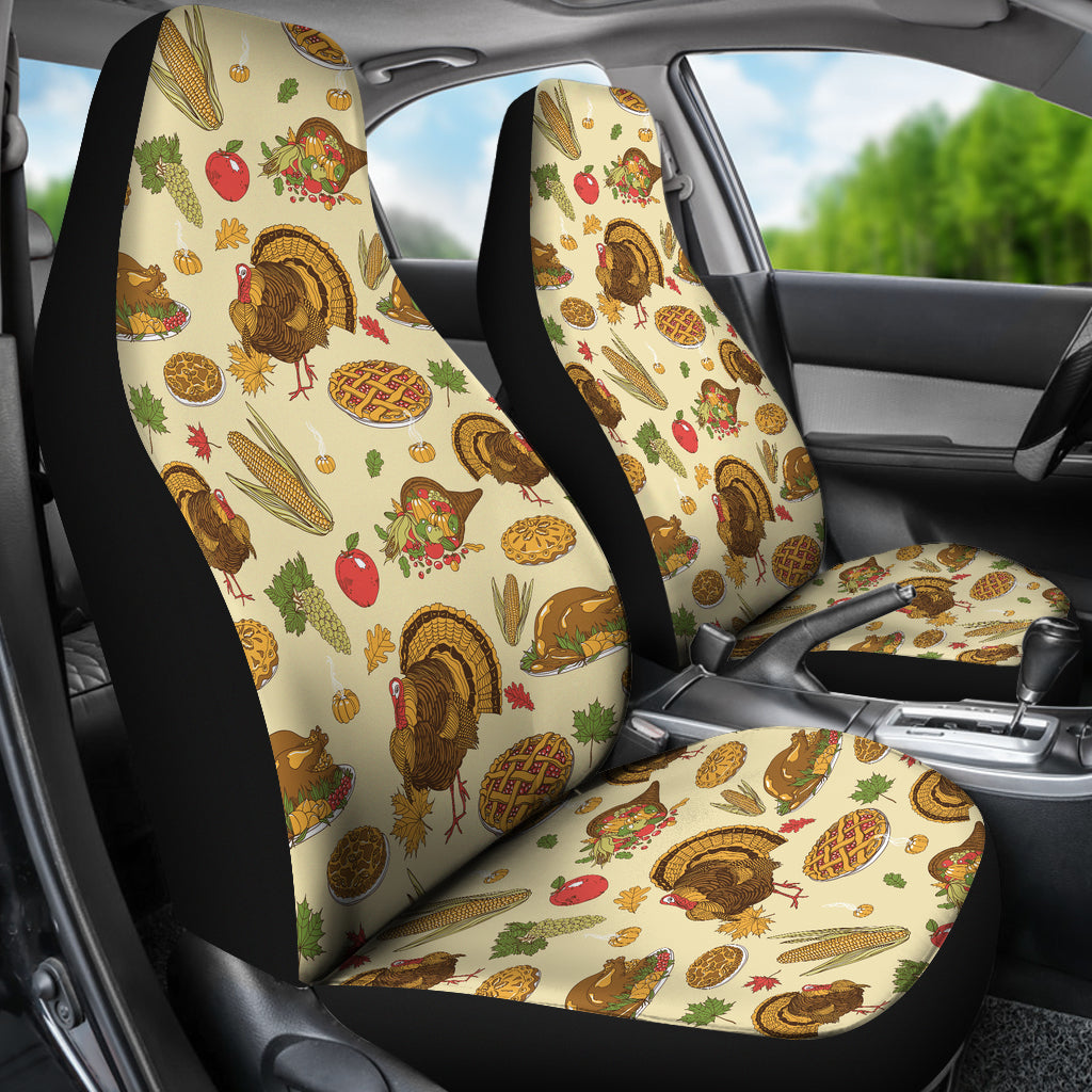 Thanksgiving Print Design LKS302 Car Seat Covers