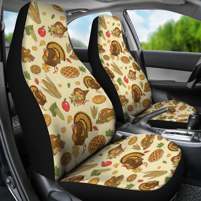 Thanksgiving Print Design LKS302 Car Seat Covers