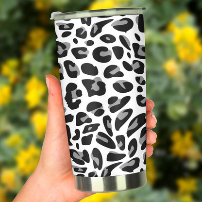 Snow Leopard Skin Print  Tumbler