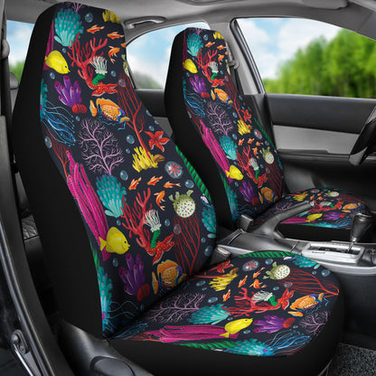 Underwater Cute Print Design LKS303 Car Seat Covers