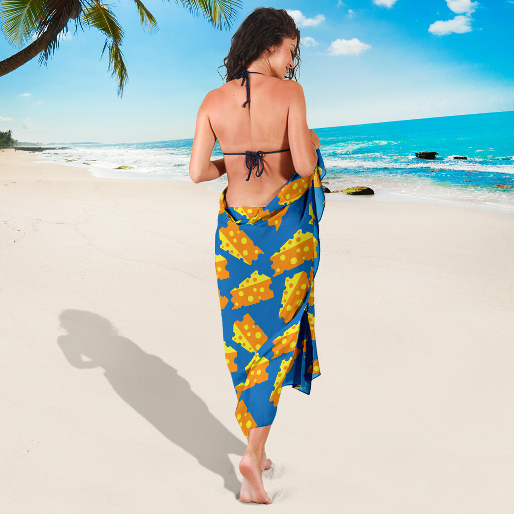 Cheese Pattern Print Design 05 Sarong Pareo Wrap