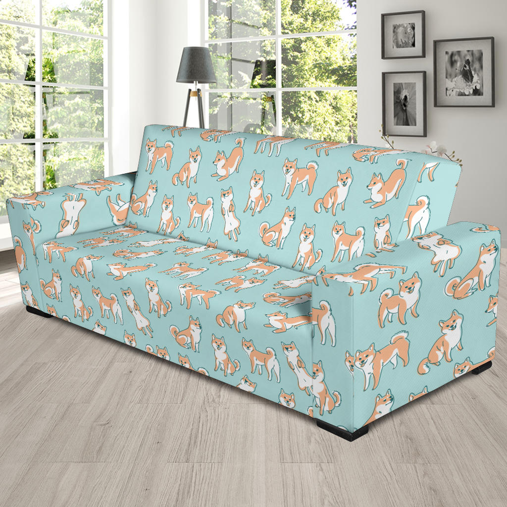 Shiba Inu Print Design LKS304 Sofa Slipcover