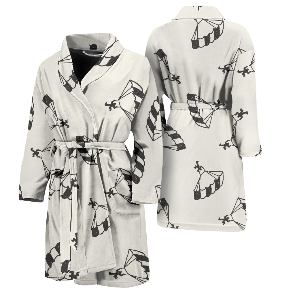 Skydiver Print Design LKS301 Men Bathrobe