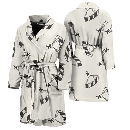 Skydiver Print Design LKS301 Men Bathrobe