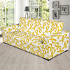 Childhood cancer Pattern Print Design 02 Sofa Slipcover