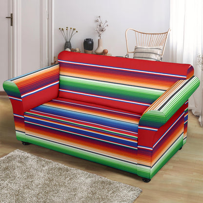 Serape Print Design LKS304 Loveseat Couch Slipcover