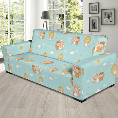 Christian Pattern Print Design 01 Sofa Slipcover