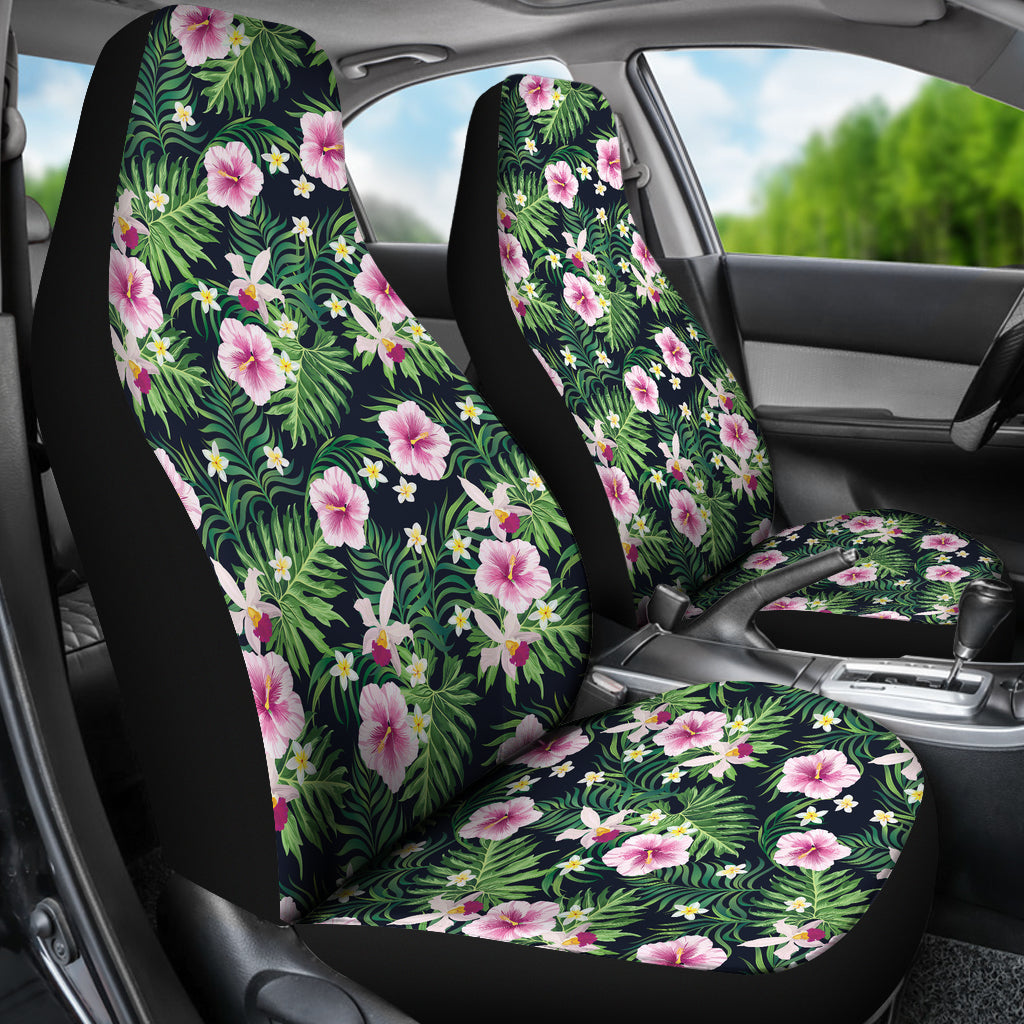 Hibiscus Tropical Print Design LKS309 Car Seat Covers