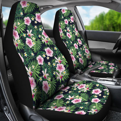 Hibiscus Tropical Print Design LKS309 Car Seat Covers