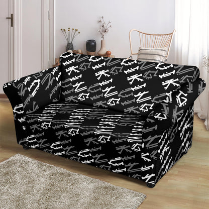 Vikings Print Design LKS306 Loveseat Couch Slipcover