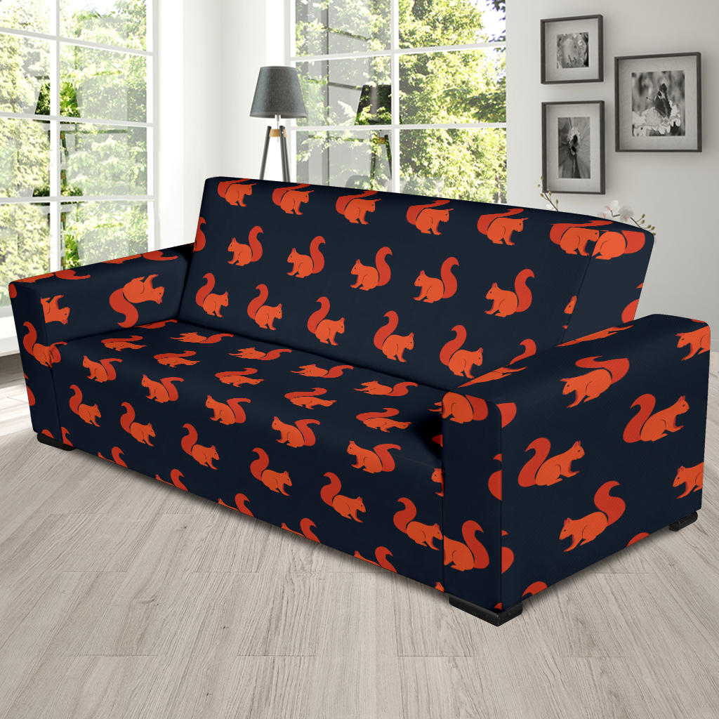 Squirrel Print Design LKS306 Sofa Slipcover