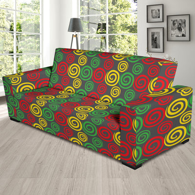 Rastafarian Pattern Print Design A05 Sofa Slipcover