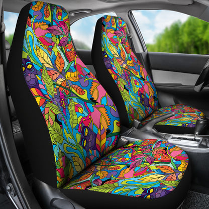 Trippy Print Design LKS301 Car Seat Covers