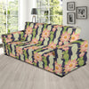 Cactus Pattern Print Design 01 Sofa Slipcover