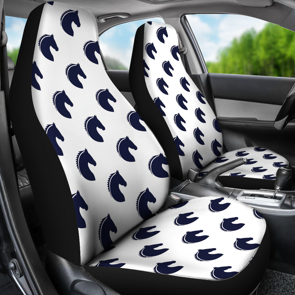 Horse Head Print Design LKS303 Car Seat Covers
