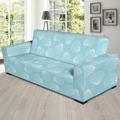 Seashell Print Design LKS3010 Sofa Slipcover