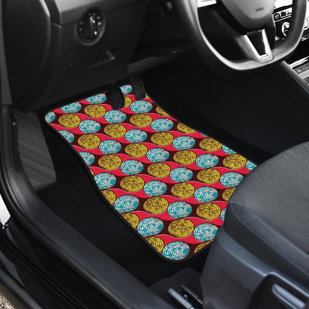 African Fashion Print Pattern Car Floor Mats Front Back