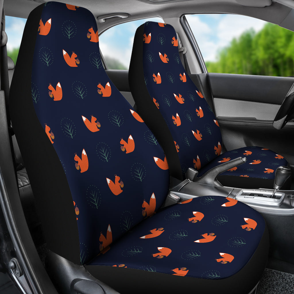 Squirrel Print Design LKS303 Car Seat Covers