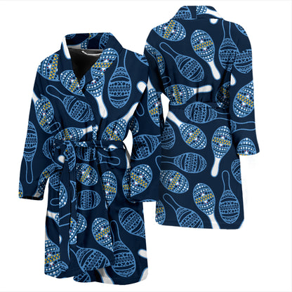 Maracas Print Design LKS401 Men Bathrobe