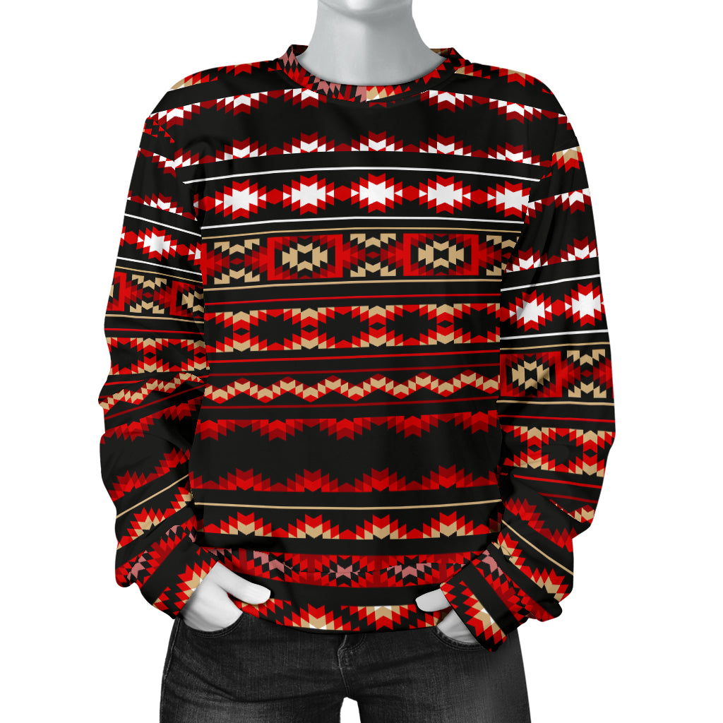 Southwestern Themed Women Long Sleeve Sweatshirt