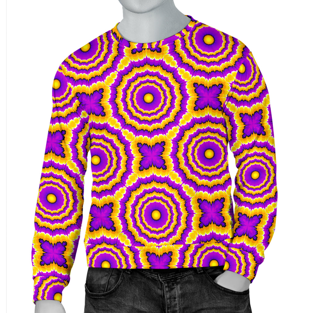 Optical illusion Expansion Men Long Sleeve Sweatshirt