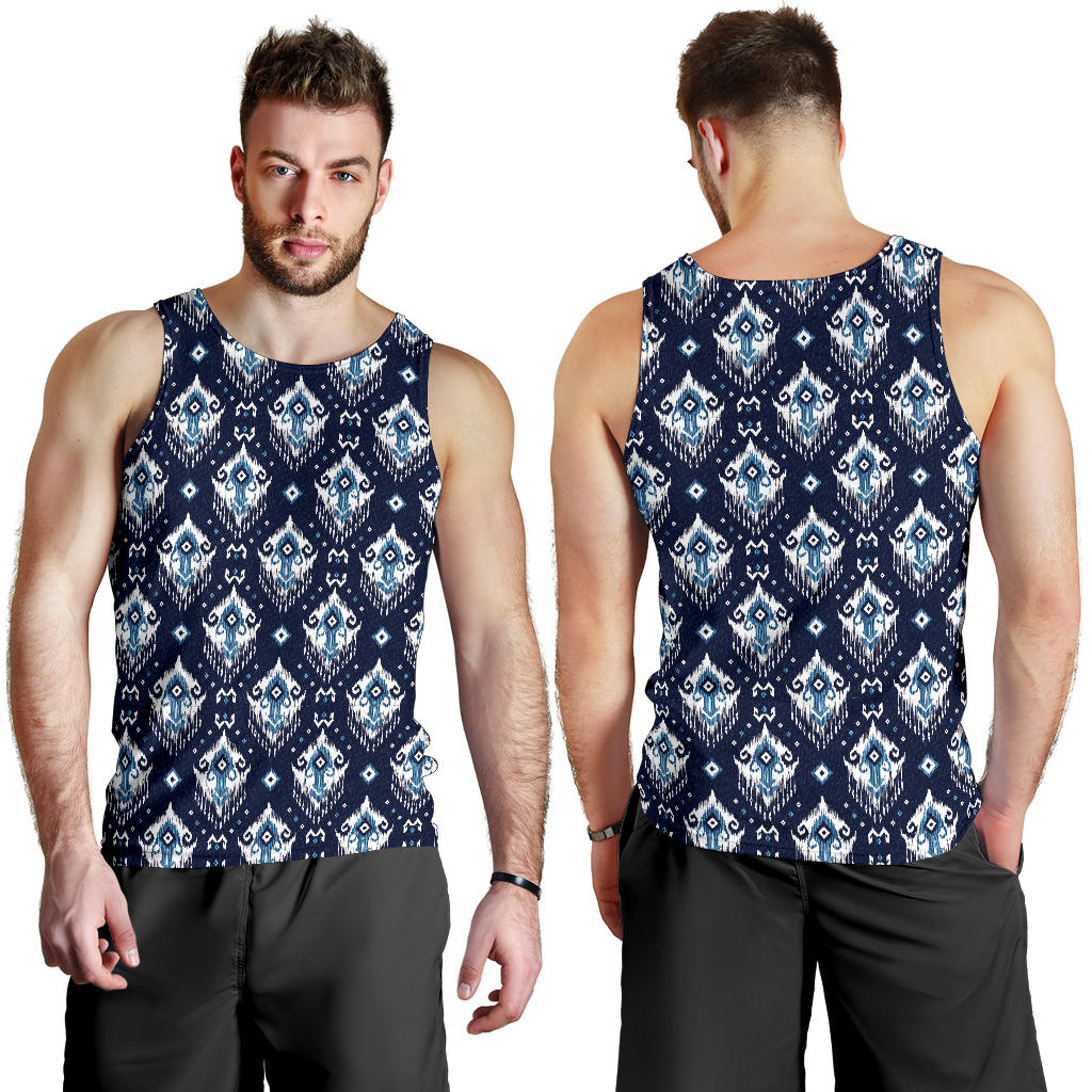 Ethnic Ornament Print Pattern Men Tank Top