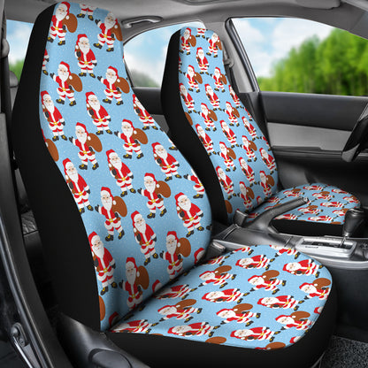 Santa Christmas Themed Print Design LKS305 Car Seat Covers