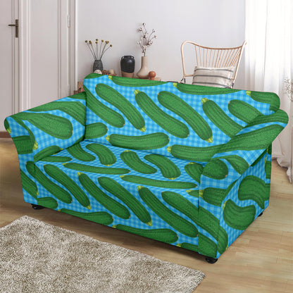 Zucchini Print Design LKS301 Loveseat Couch Slipcover