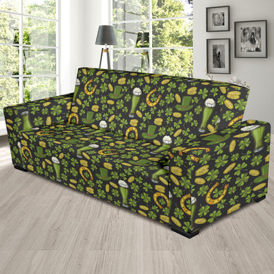 Clover St Patricks Pattern Print Design 03 Sofa Slipcover