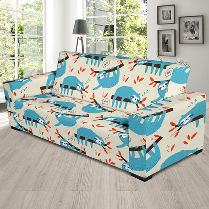 Sloth Print Design LKS3011 Sofa Slipcover