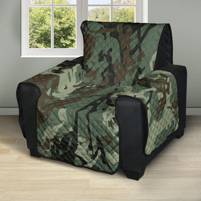 Camouflage Pattern Print Design 06 Recliner Cover Protector